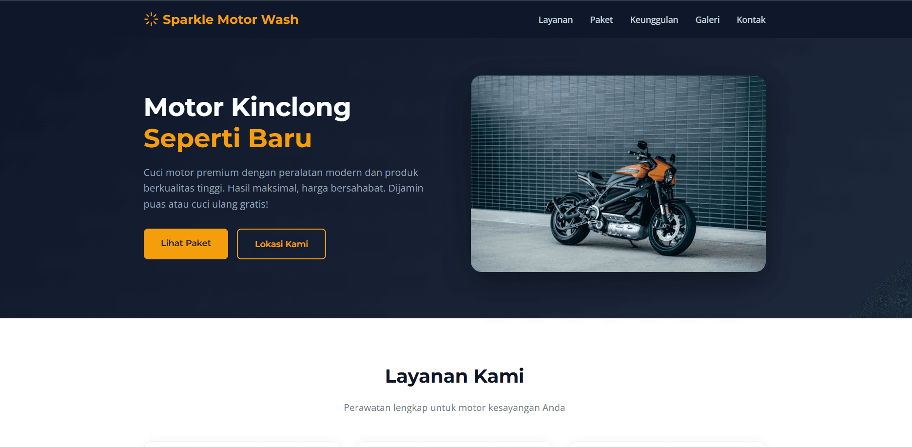 Sparkle Motor Wash